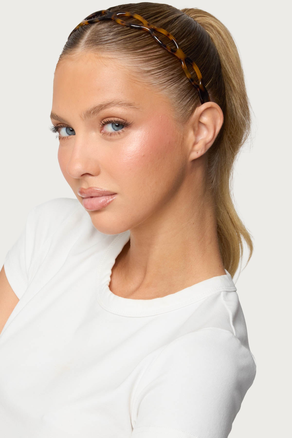 Oval Tortoise Headband-Milans Time