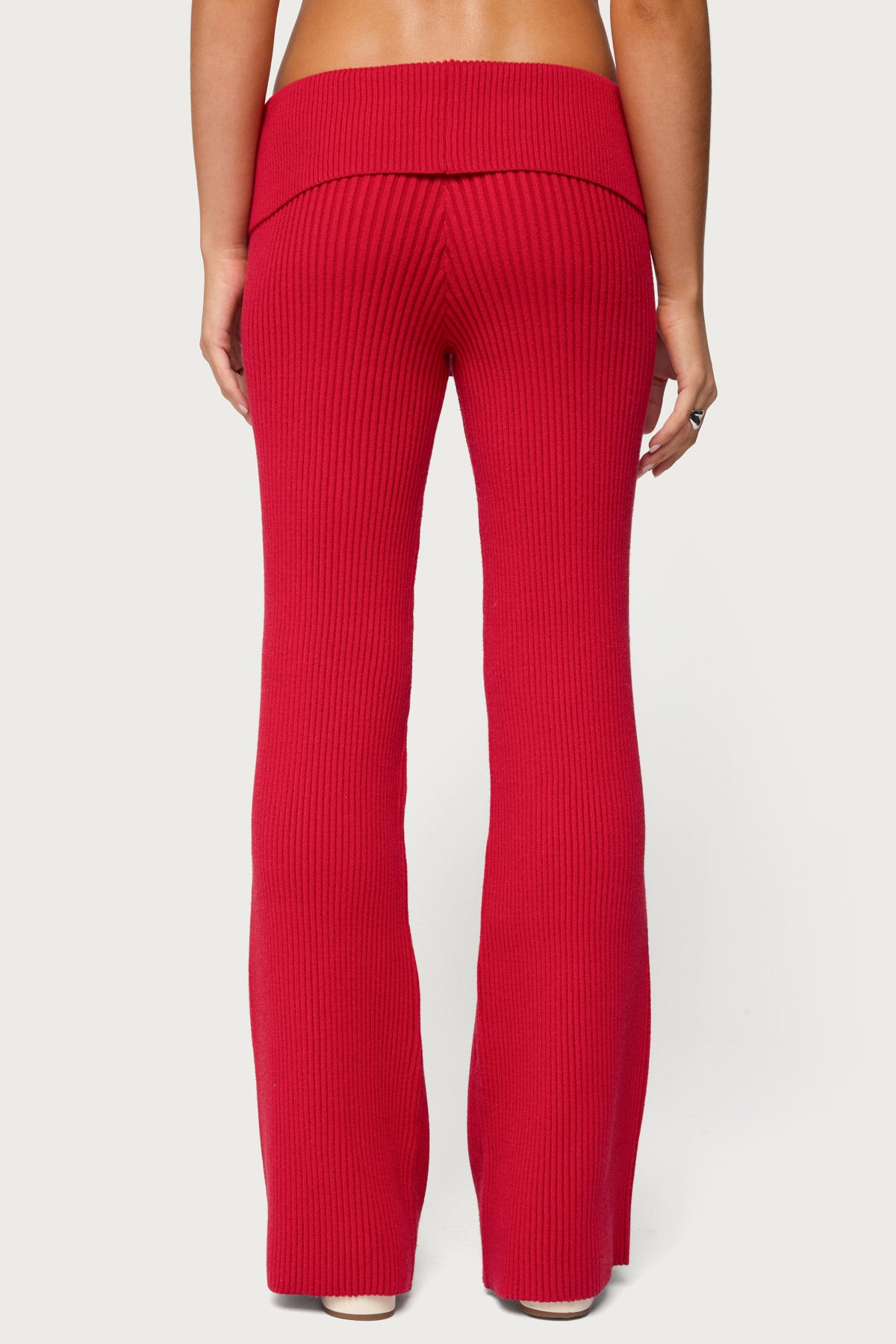 Adannah Foldover Ribbed Knit Pants-Milans Time