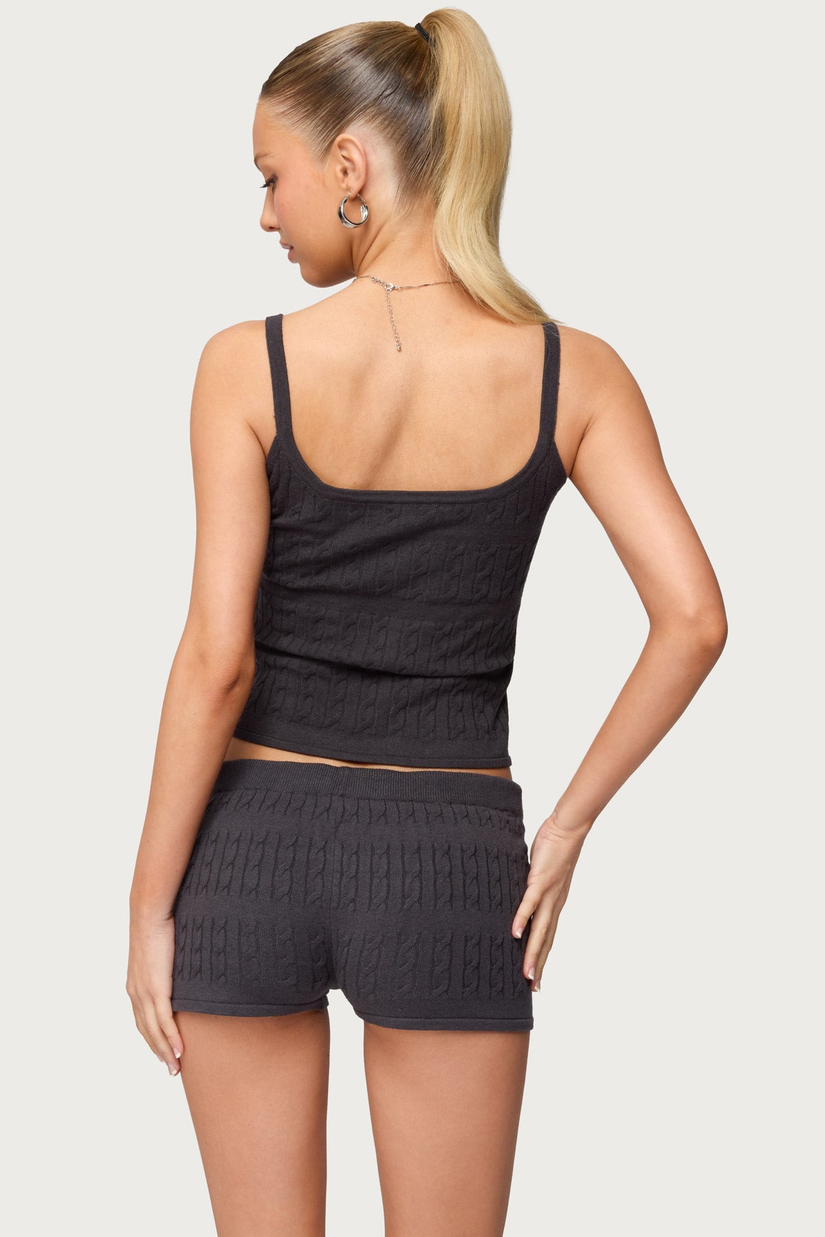 Nella Cable Knit Tank Top-Milans Time