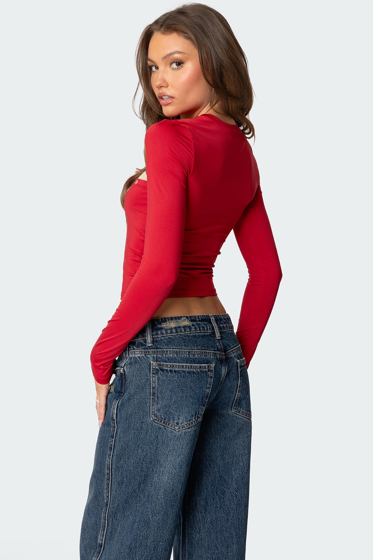 Revi Front Cut Out Grommet Top-Milans Time