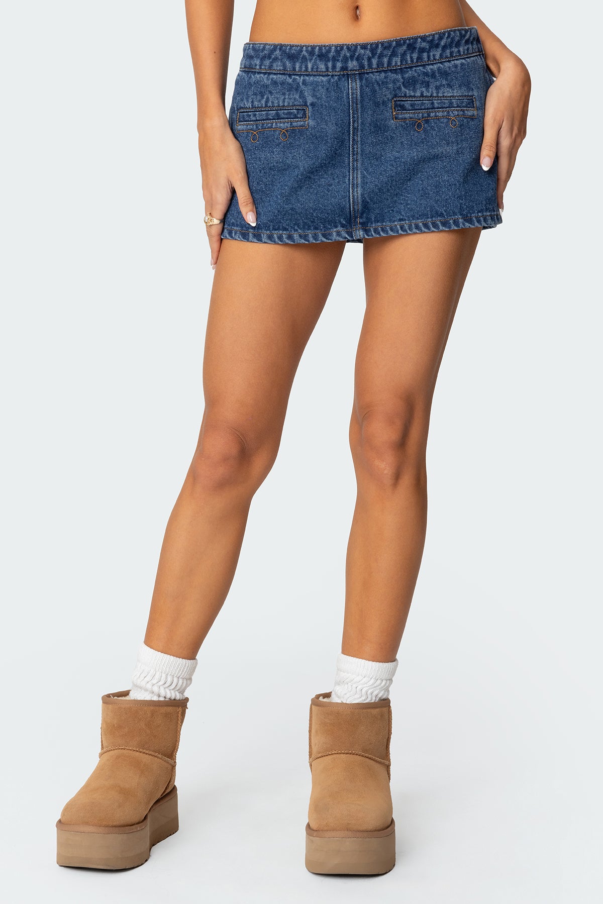 Anita Denim Mini Skort-Milans Time