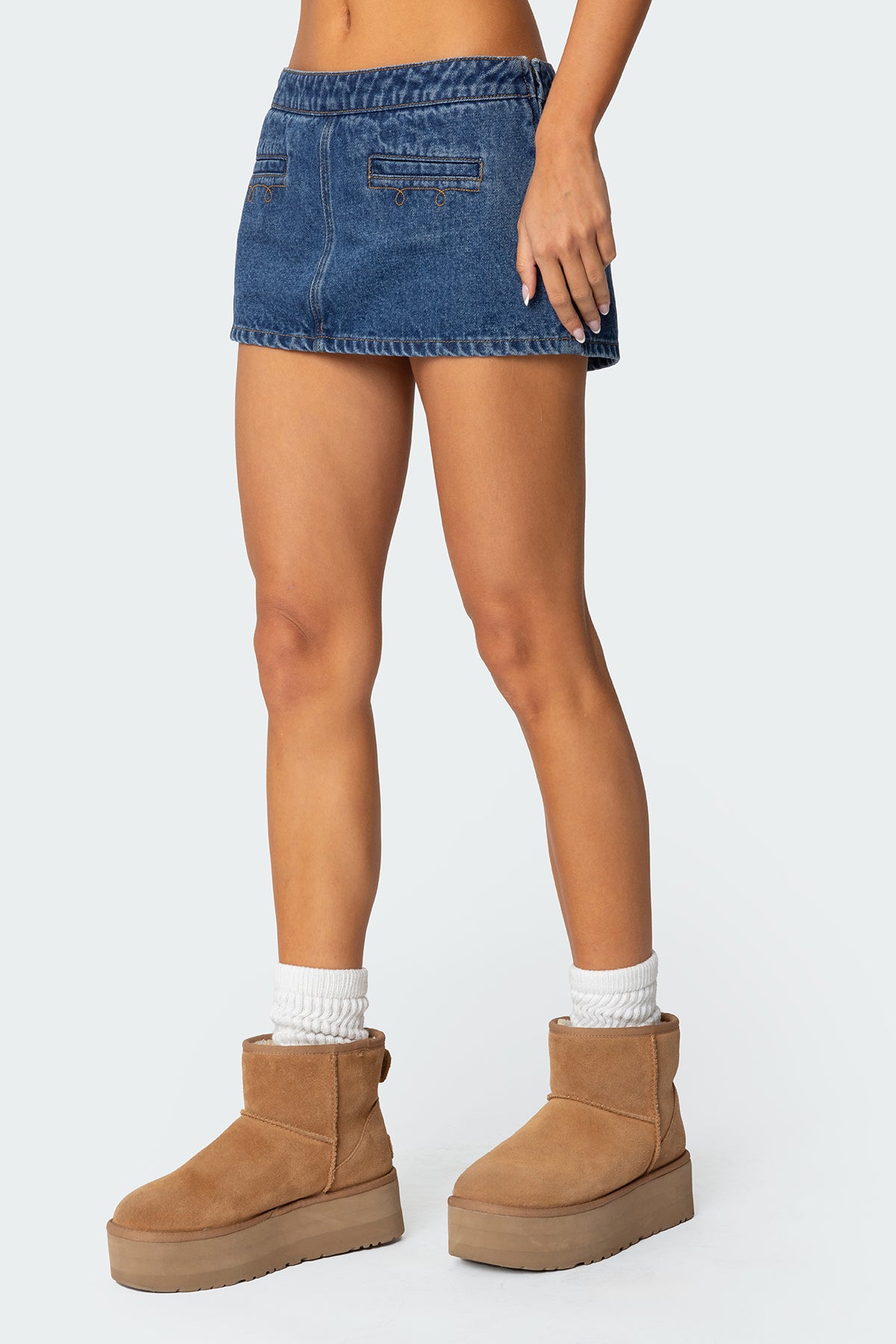 Anita Denim Mini Skort-Milans Time