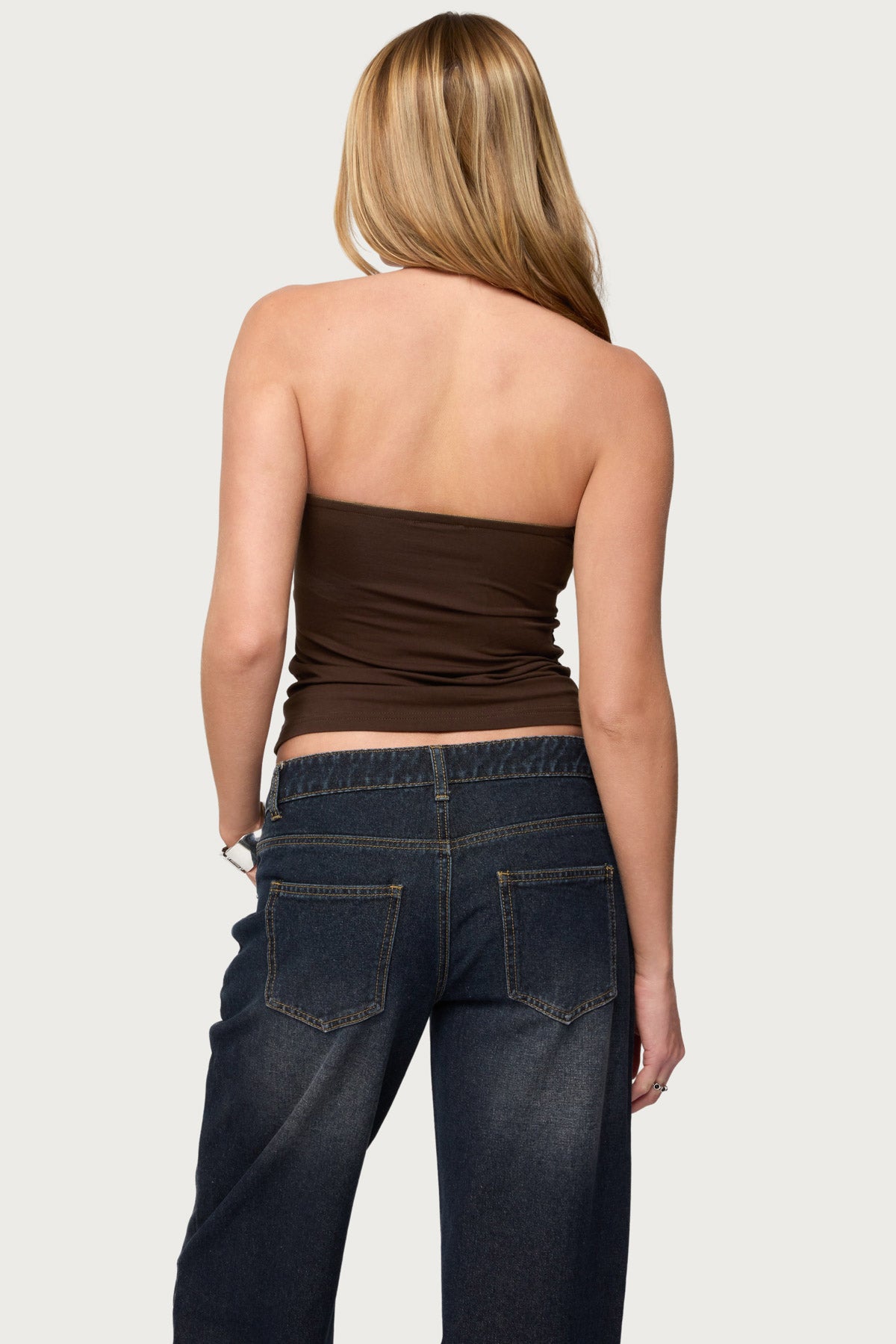 Oriella Abstract Ring Cutout Top-Milans Time