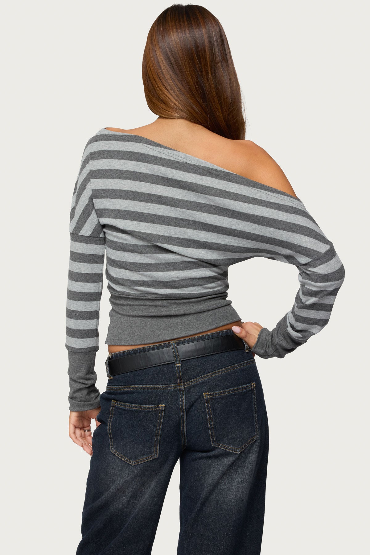 Marniee Striped Off Shoulder Top-Milans Time