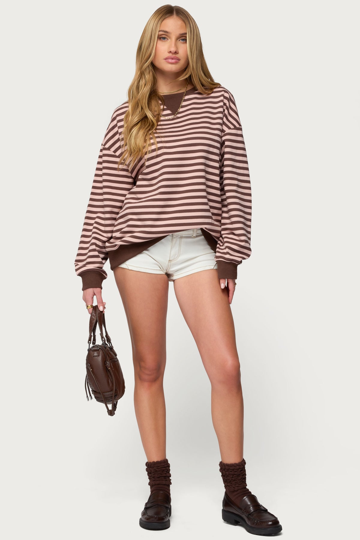 Onda Striped Sweatshirt-Milans Time