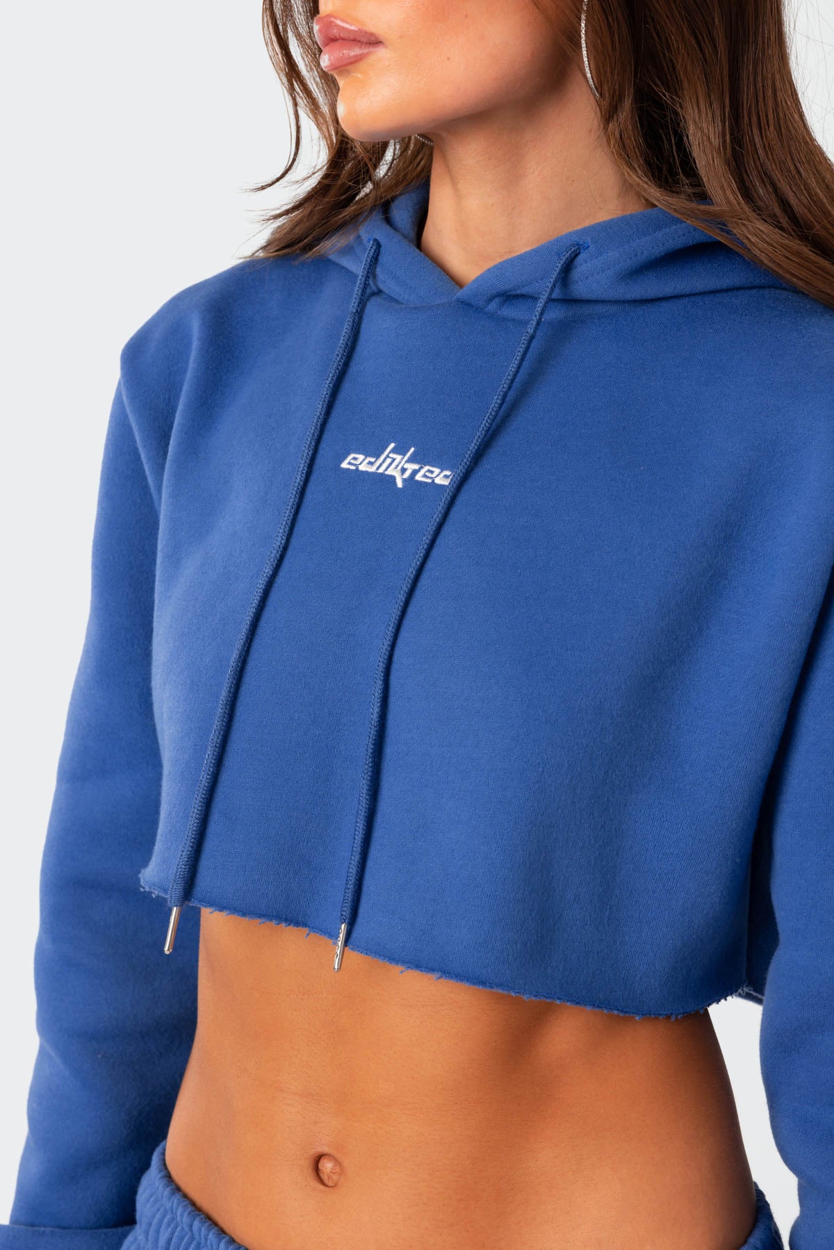 Brenna Cropped Hoodie-Milans Time