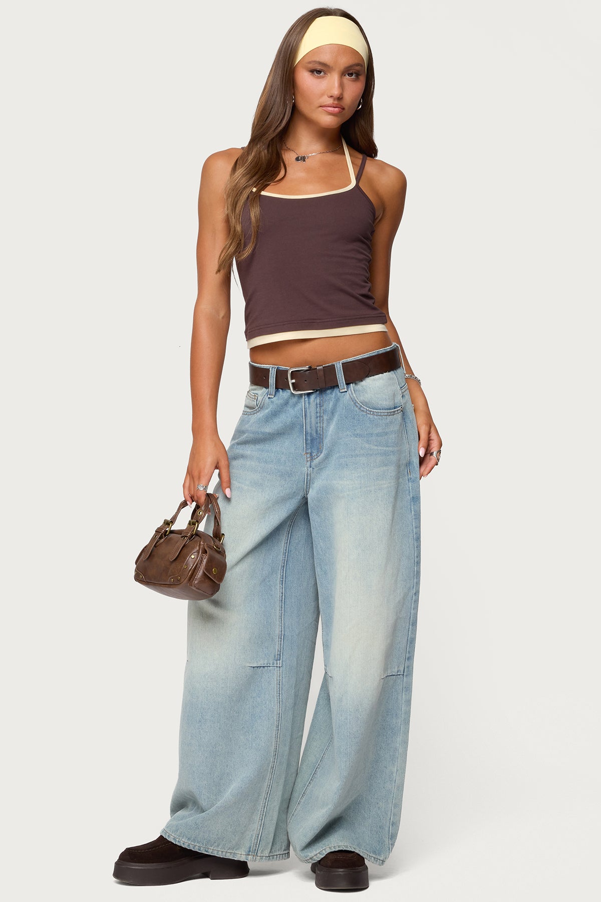 Roya Layered Halter Tank Top-Milans Time