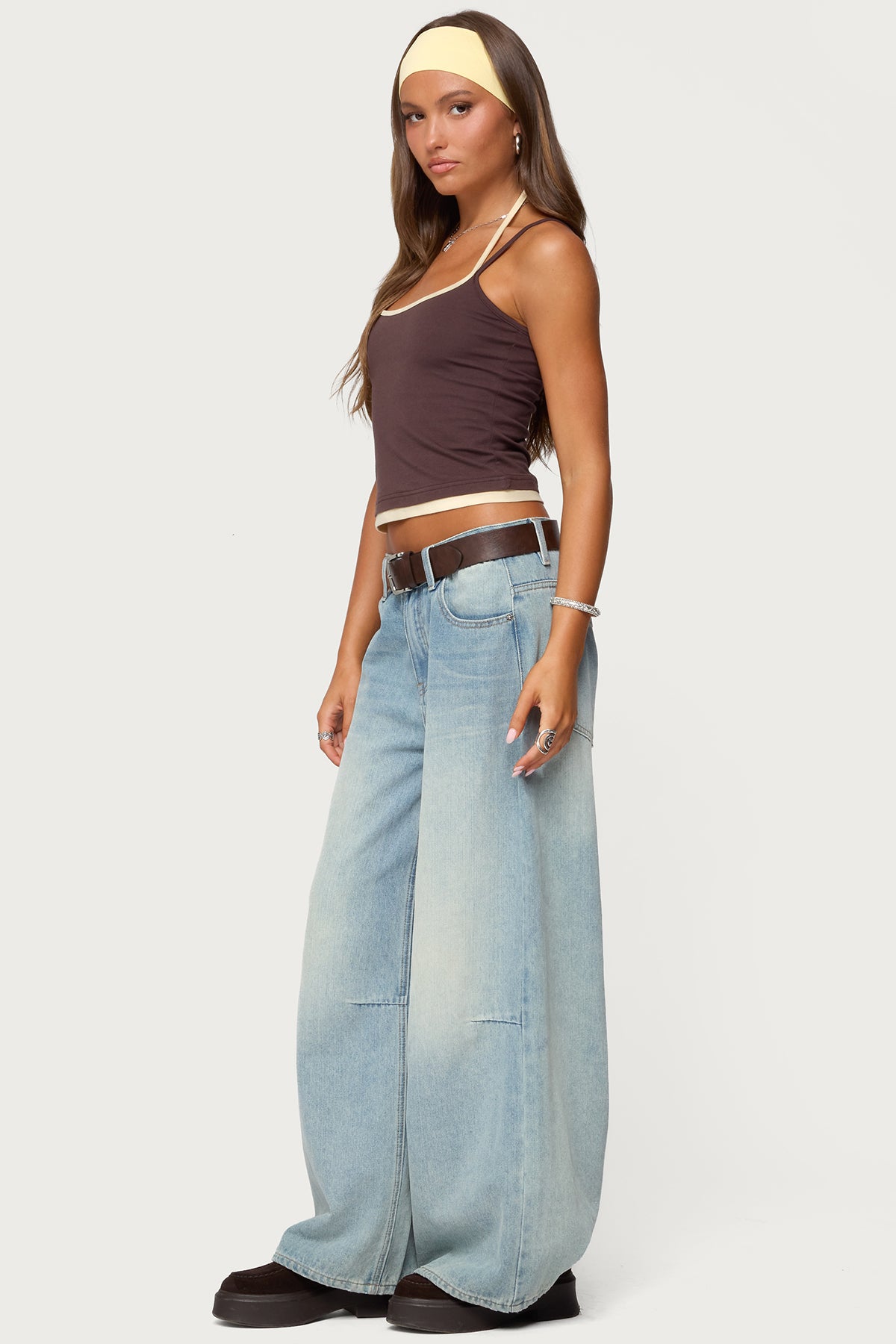 Roya Layered Halter Tank Top-Milans Time