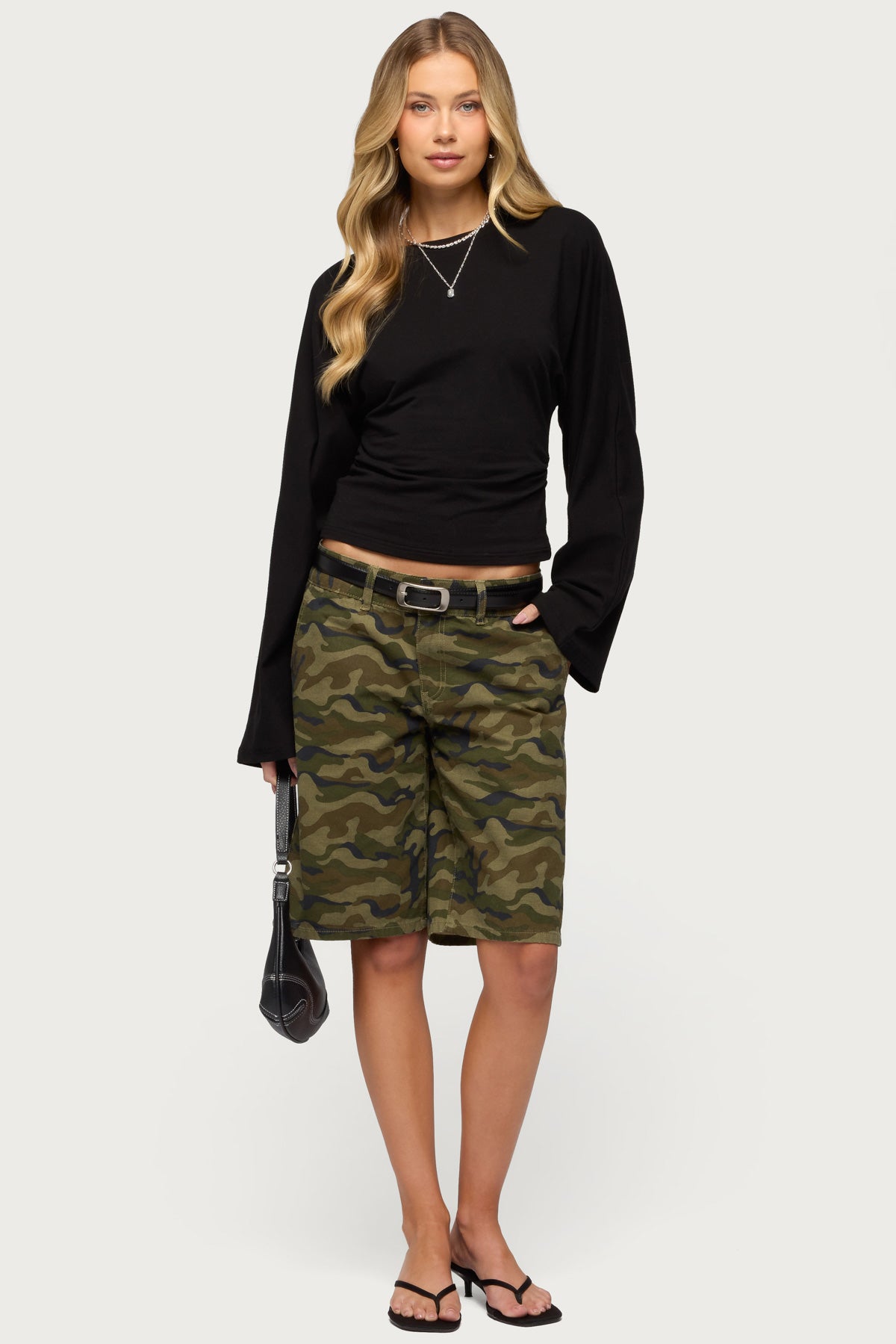 Charlisa Cinched Waist Top-Milans Time