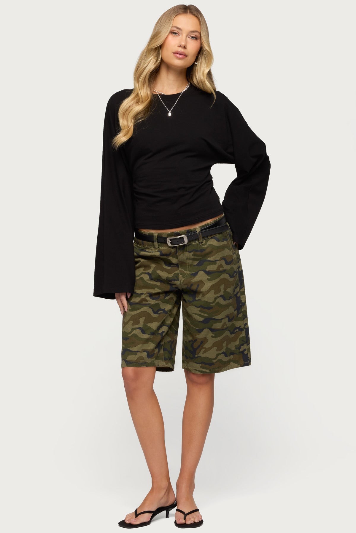 Charlisa Cinched Waist Top-Milans Time