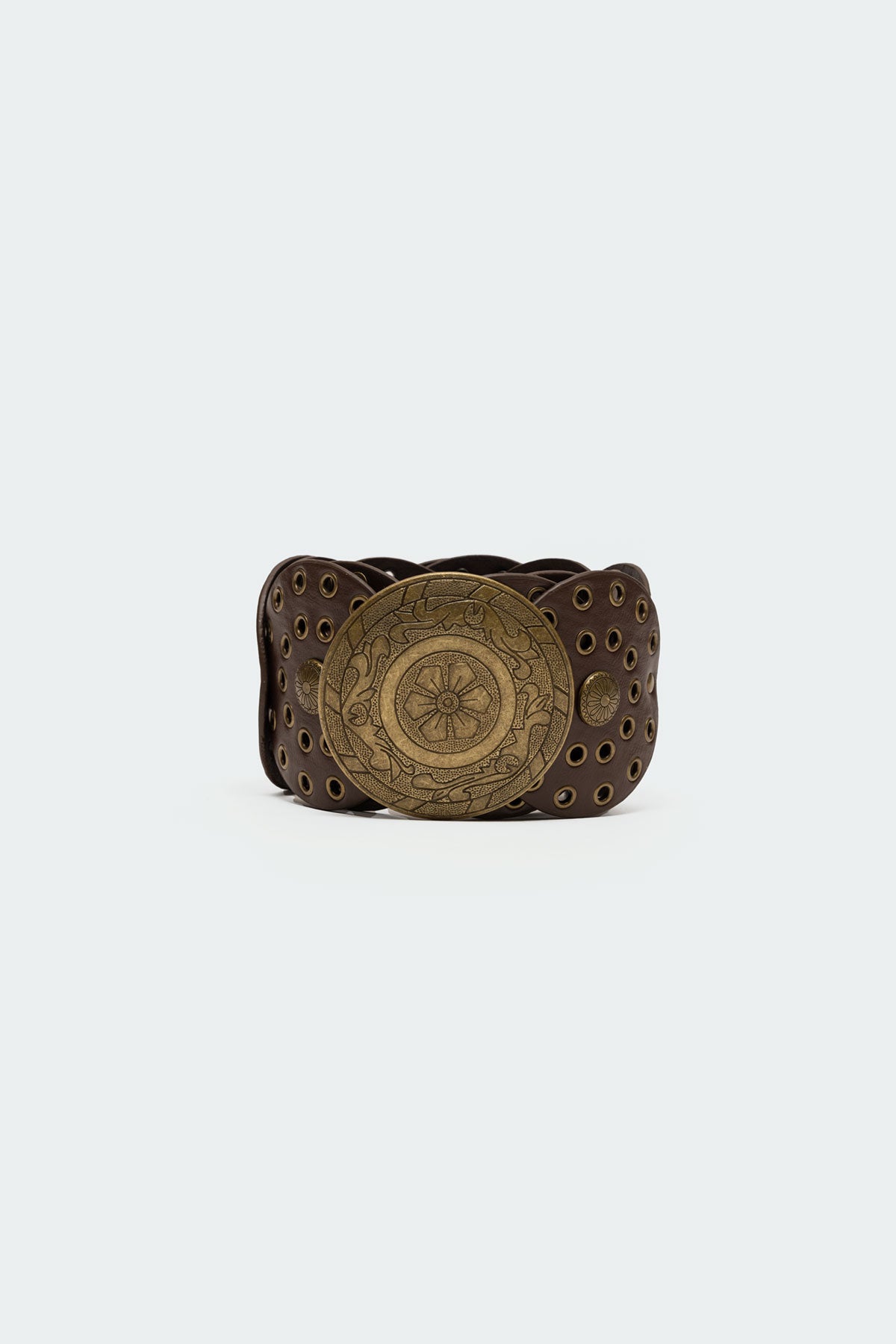 Faux Leather Western Disc Belt-Milans Time
