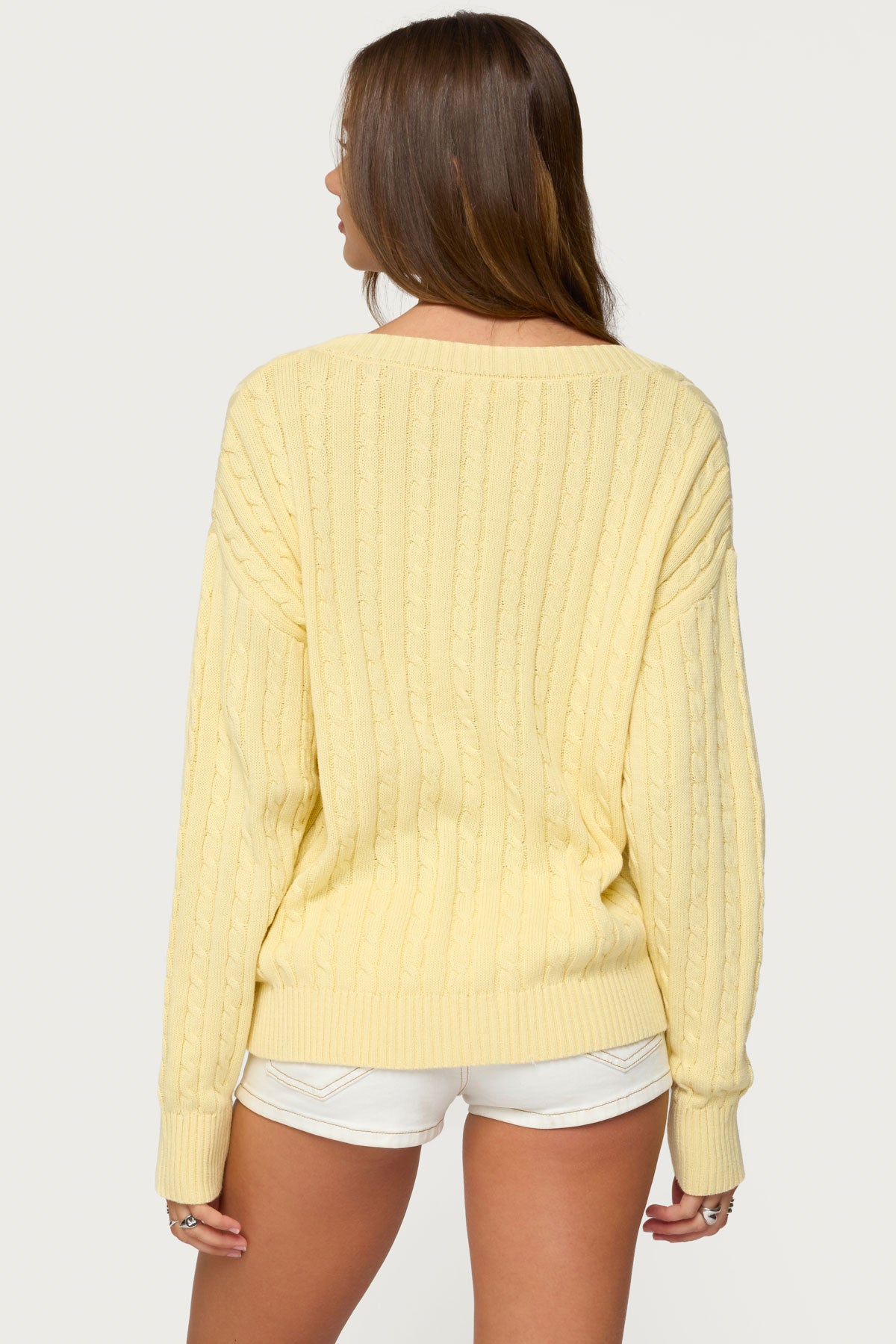 Francine Oversized V Neck Cardigan-Milans Time