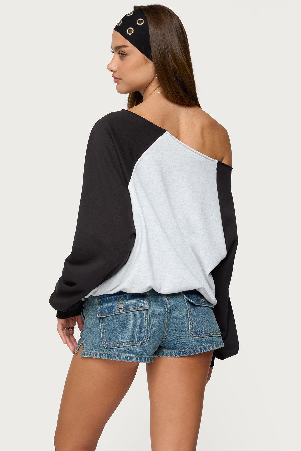 San Diego Off Shoulder Raglan Sweatshirt-Milans Time