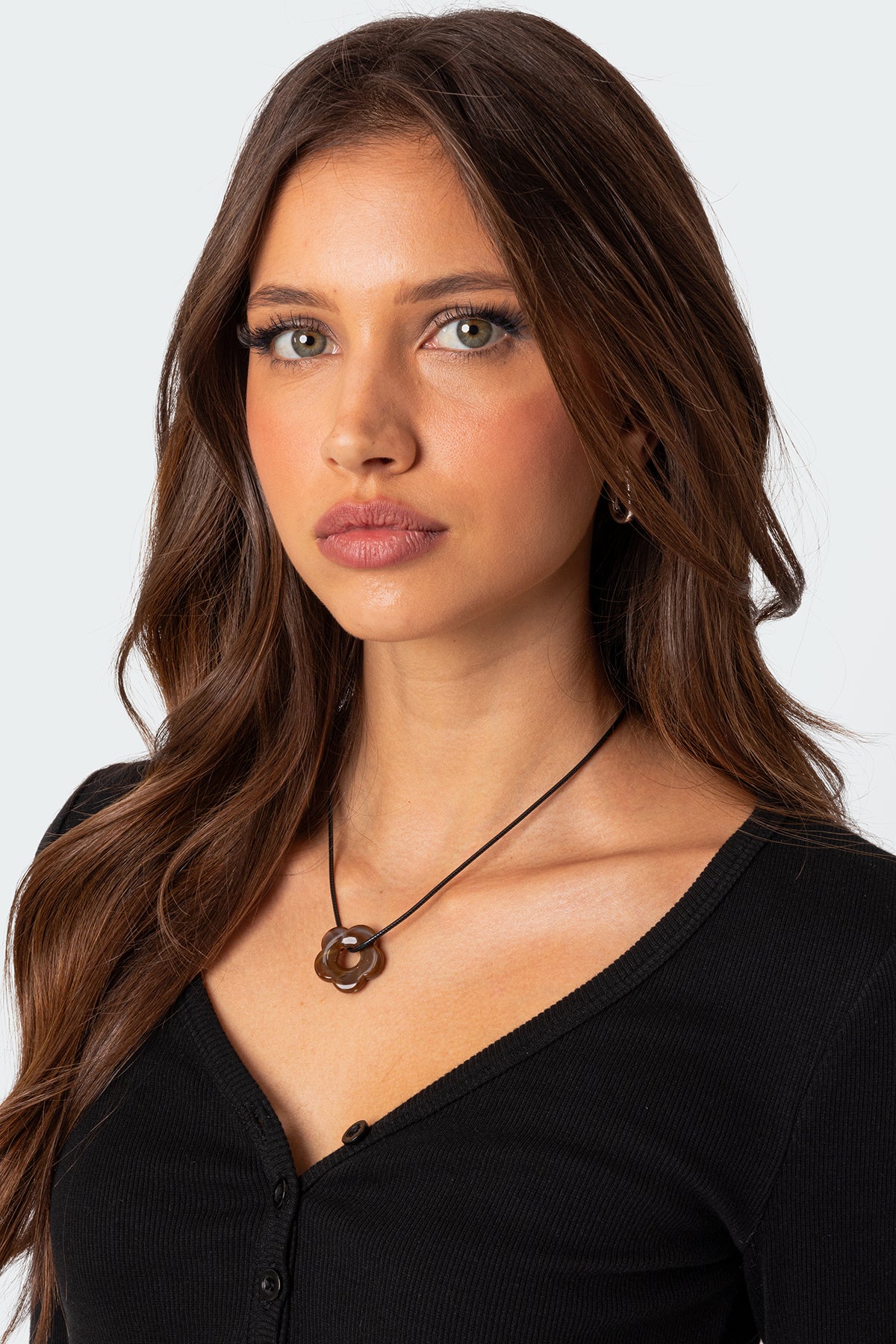 Flower Girl Cord Necklace-Milans Time