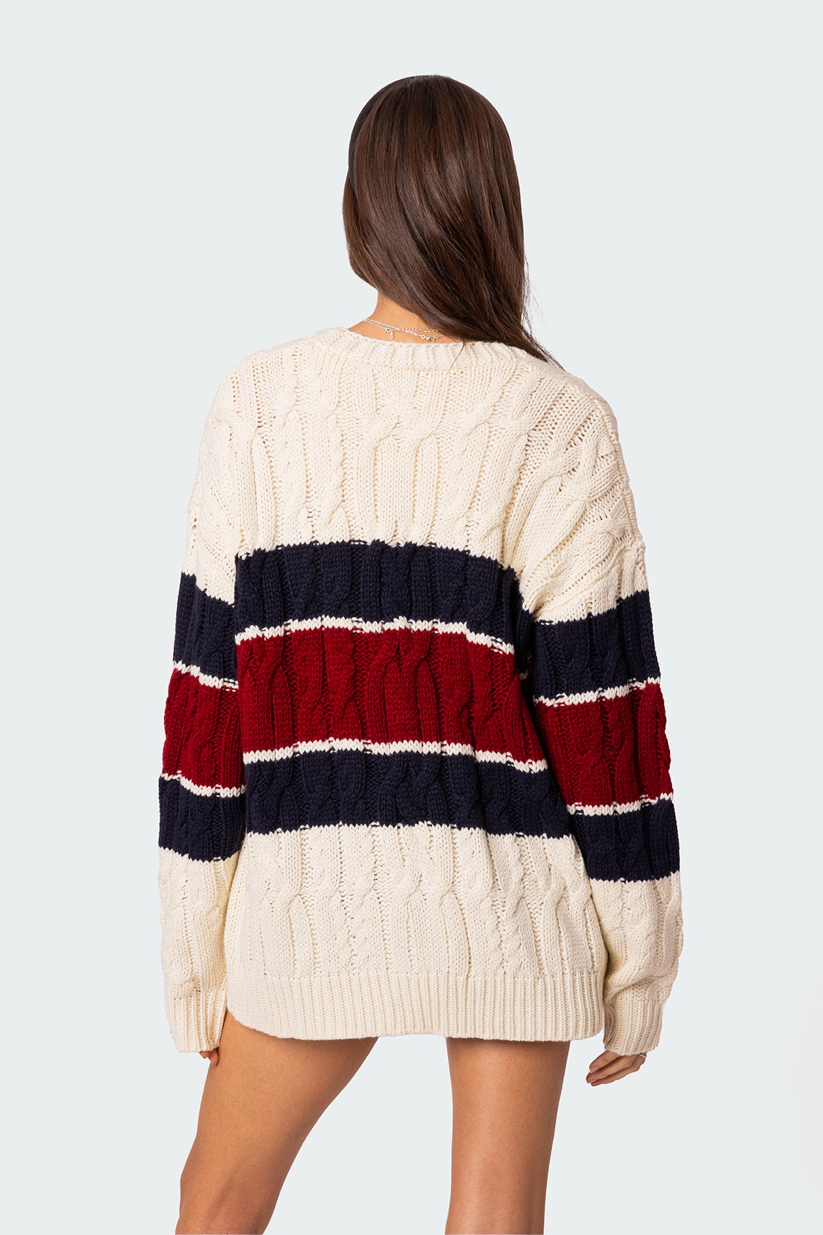 Tinsley Oversized Cable Knit Cardigan-Milans Time