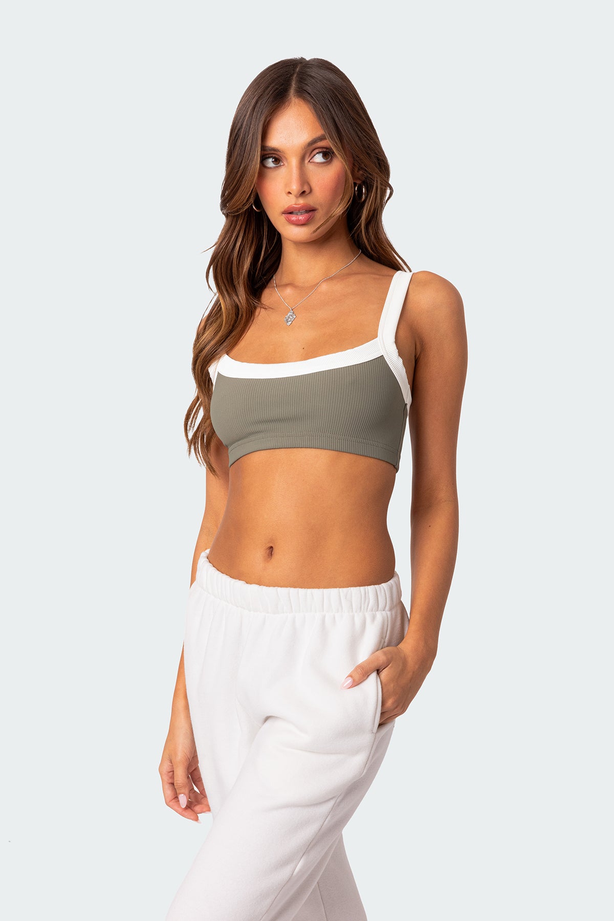 Sariah Ribbed Crop Top-Milans Time