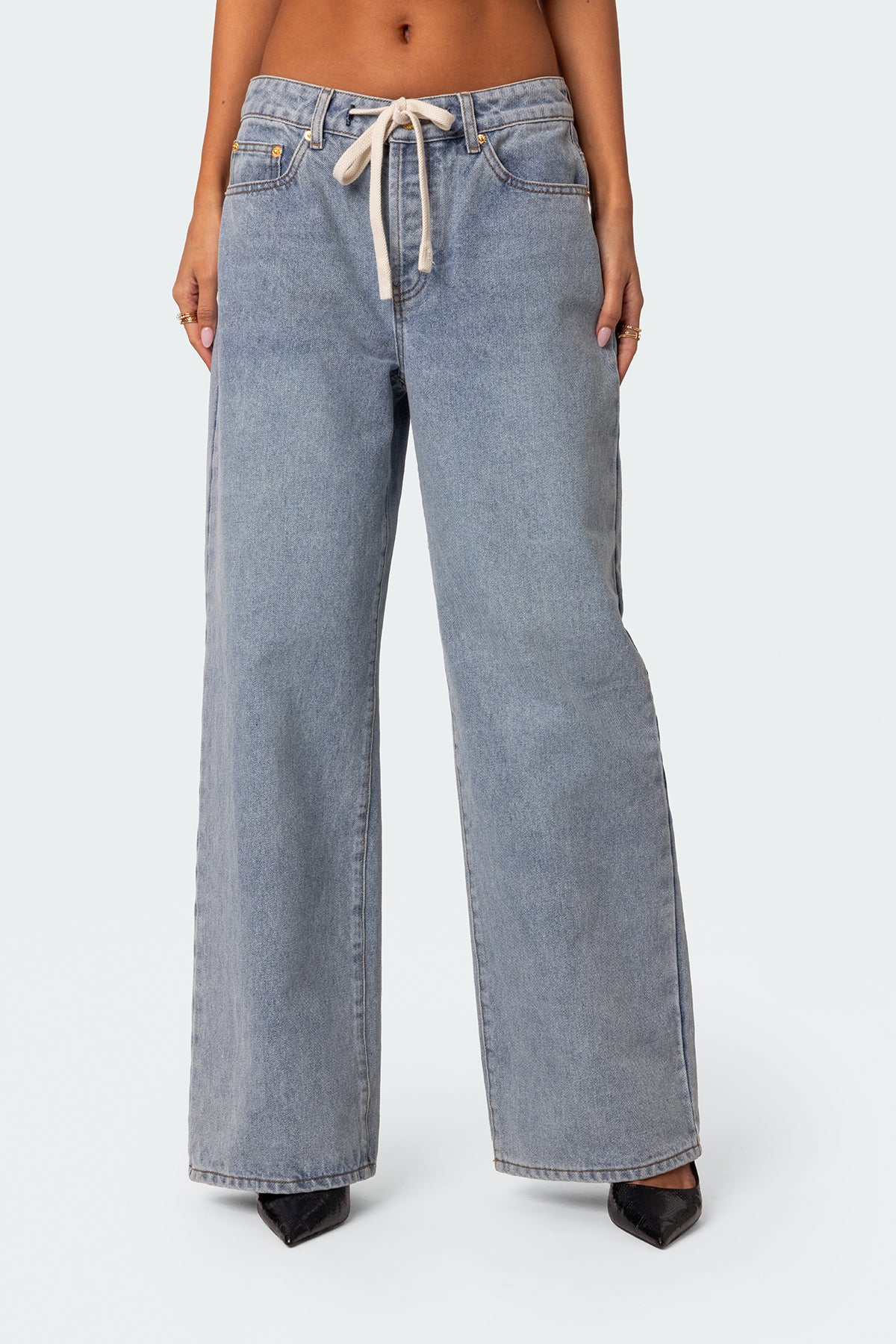 Wynn Low Rise Baggy Jeans-Milans Time