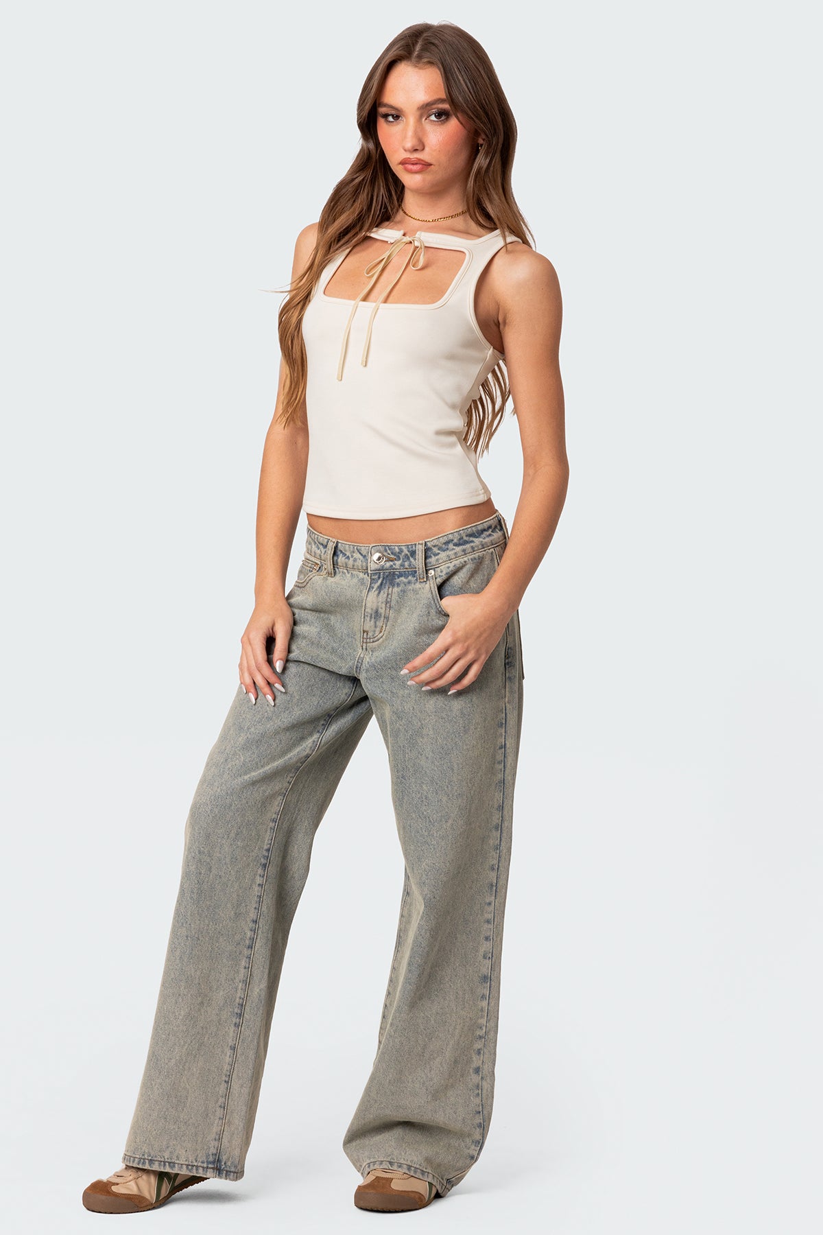 Isabetta Tie Front Top-Milans Time