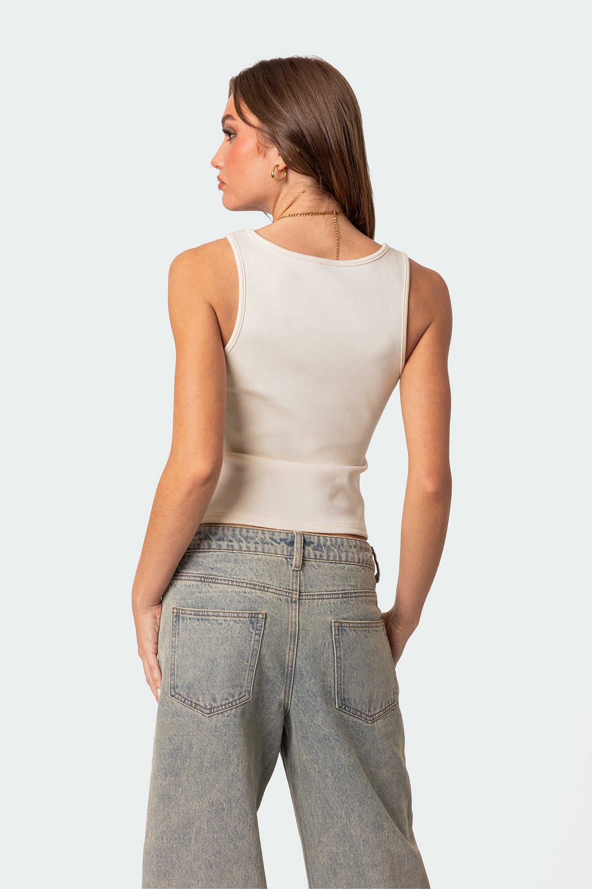 Isabetta Tie Front Top-Milans Time