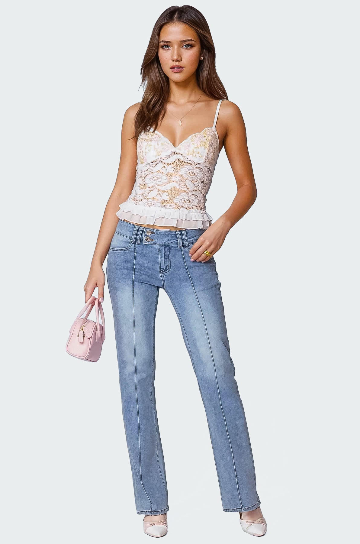 Torin Sheer Lace Tank Top-Milans Time