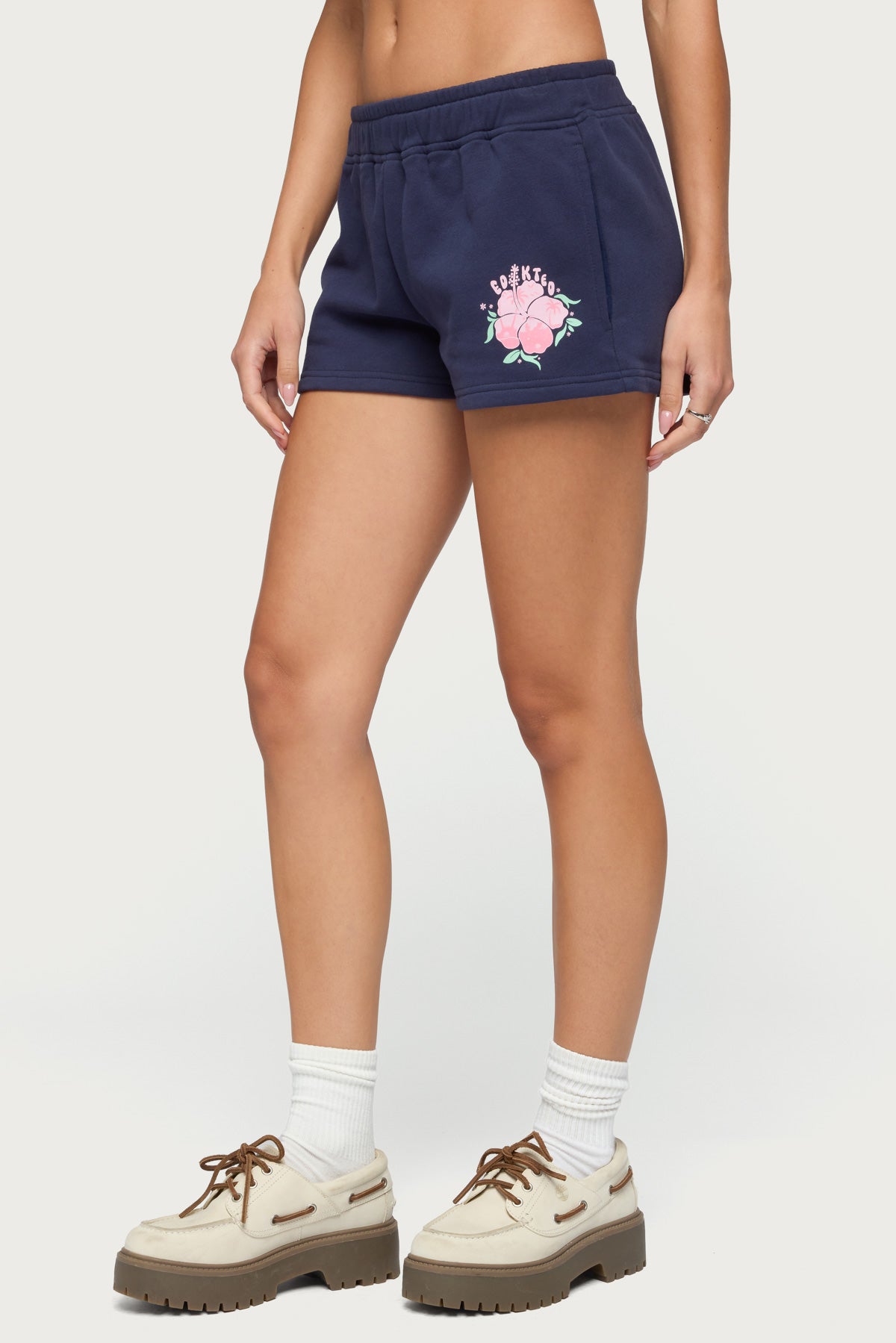 Beach Bloom Sweat Shorts-Milans Time