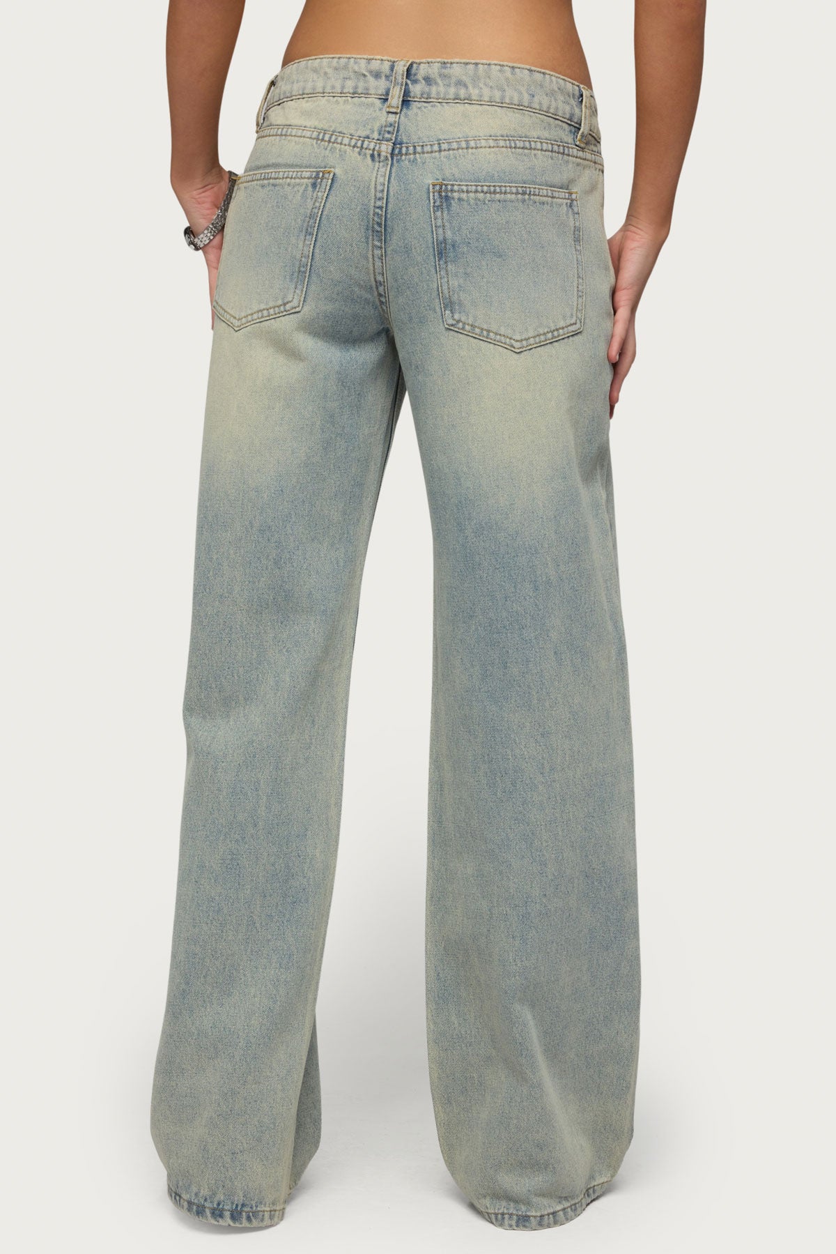 Holly Low Rise Straight Leg Jeans-Milans Time