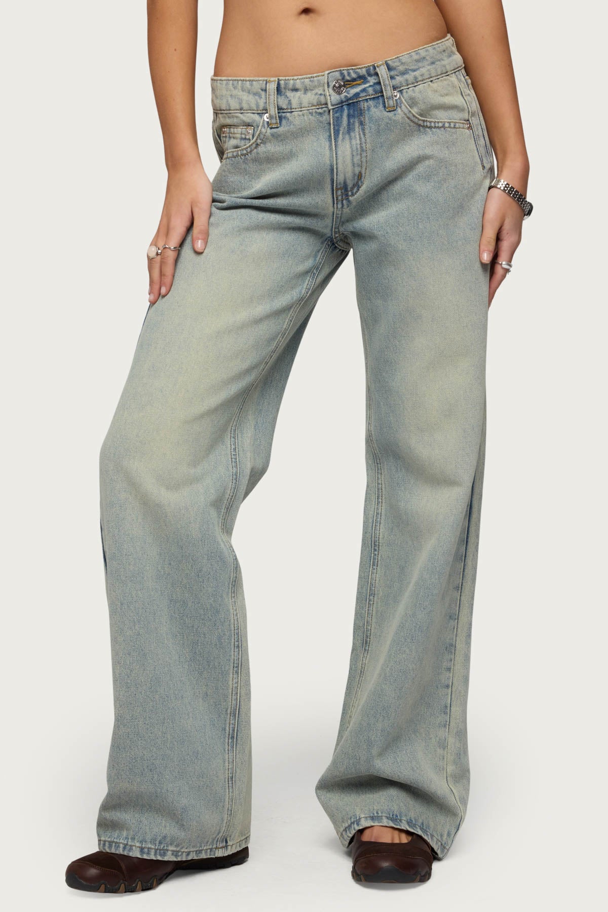 Holly Low Rise Straight Leg Jeans-Milans Time