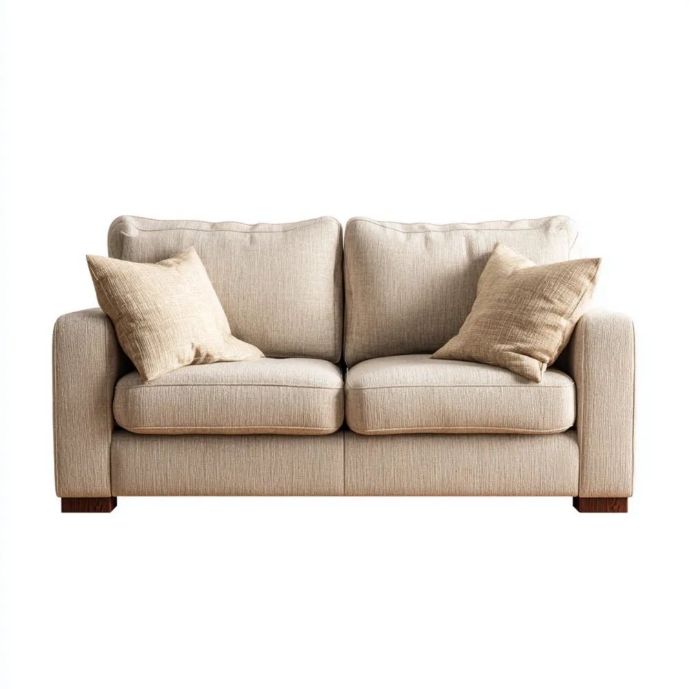 2-Sitzer-Sofa Stoff 150x85x90 cm – Beige – Moderner Stil
