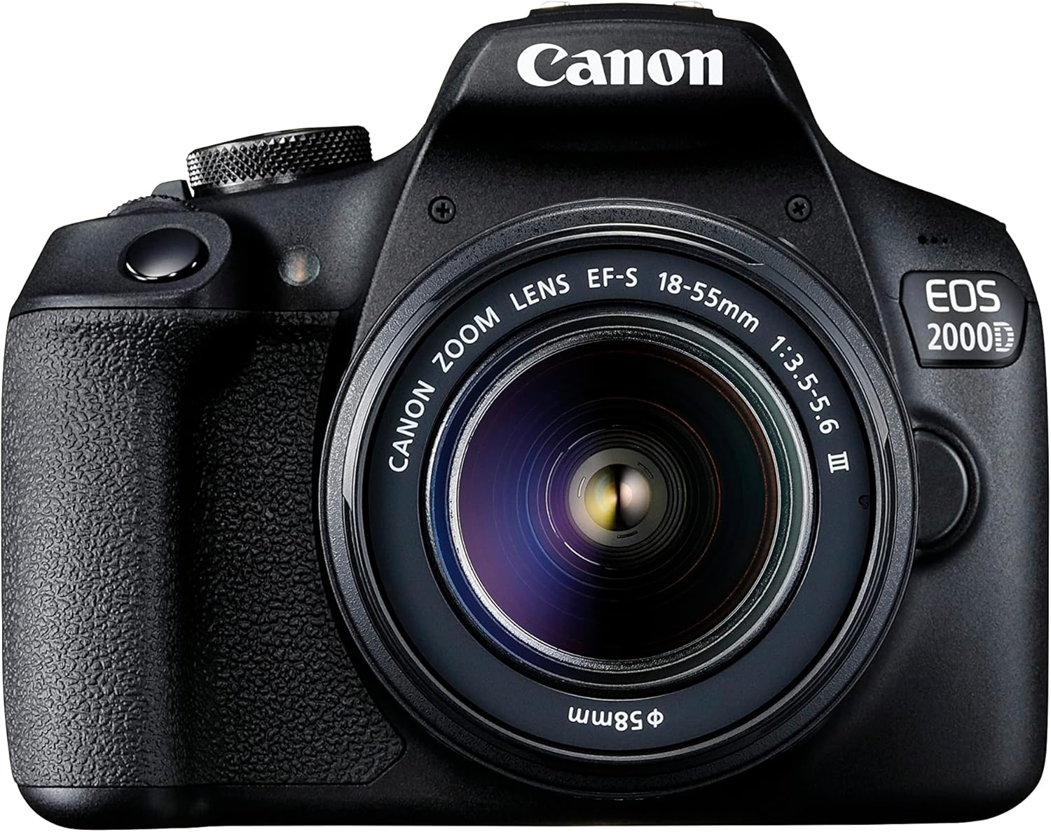 Spiegelreflexkamera 24.1 MP mit EF-S 18-55 mm Objektiv Schwarz – Full HD Digitalkamera-Sofauplab