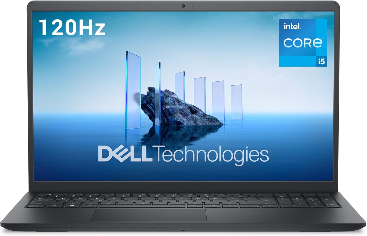 Dell 15 DC15250 Laptop 15,6 Zoll FHD 120Hz Intel Core i5-1335U 16GB RAM 512GB SSD Intel UHD Windows 11 Schwarz – flüssiges Notebook-Sofauplab