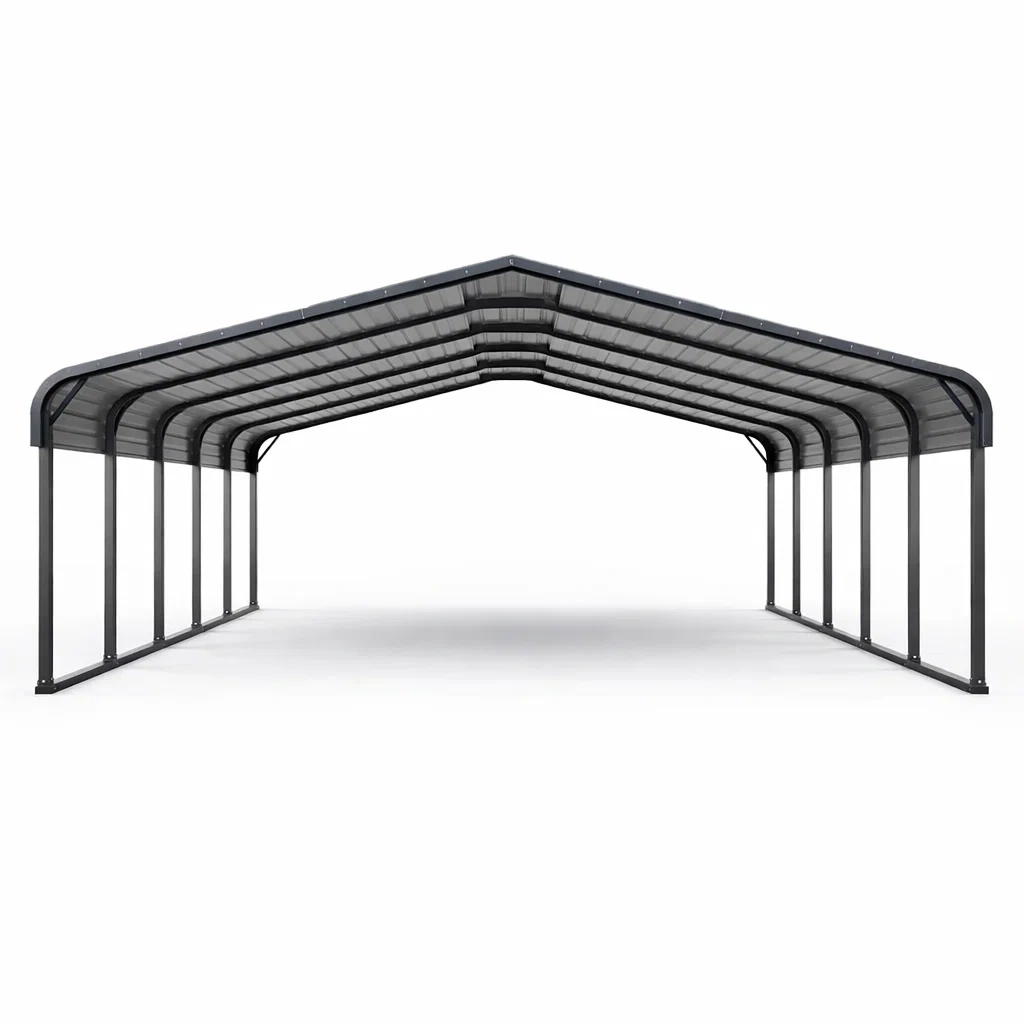 Carport in Metallo 600x300x250 cm-MODERNOASISLIVING