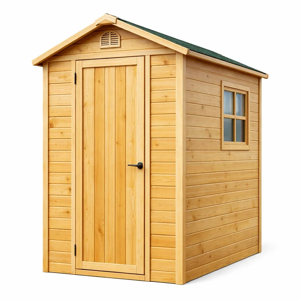 Casetta da giardino in Legno di Pino 160x135x215 cm-MODERNOASISLIVING