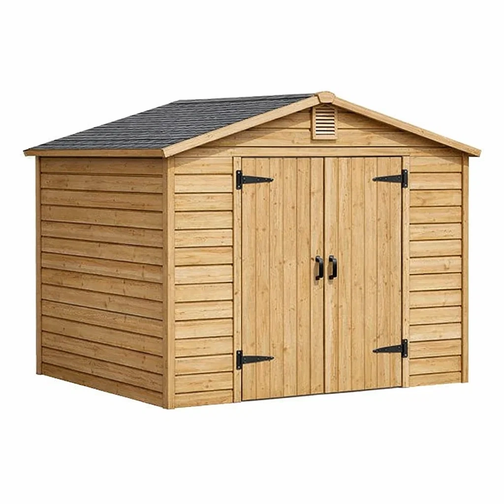 Casetta da giardino in Legno di Pino e Acciaio Zincato-MODERNOASISLIVING