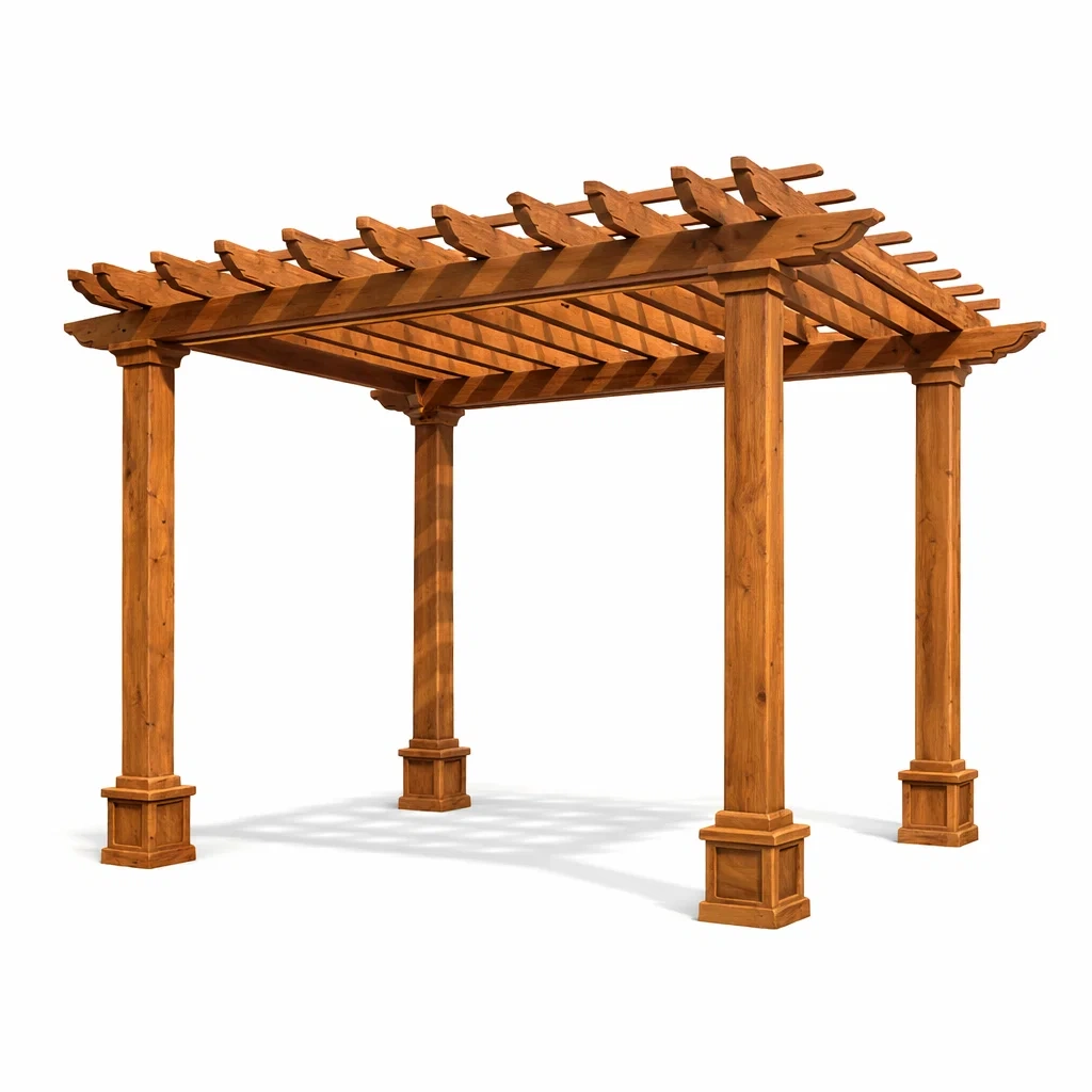 Pergola in Legno di Pino 300x300x240 cm-MODERNOASISLIVING