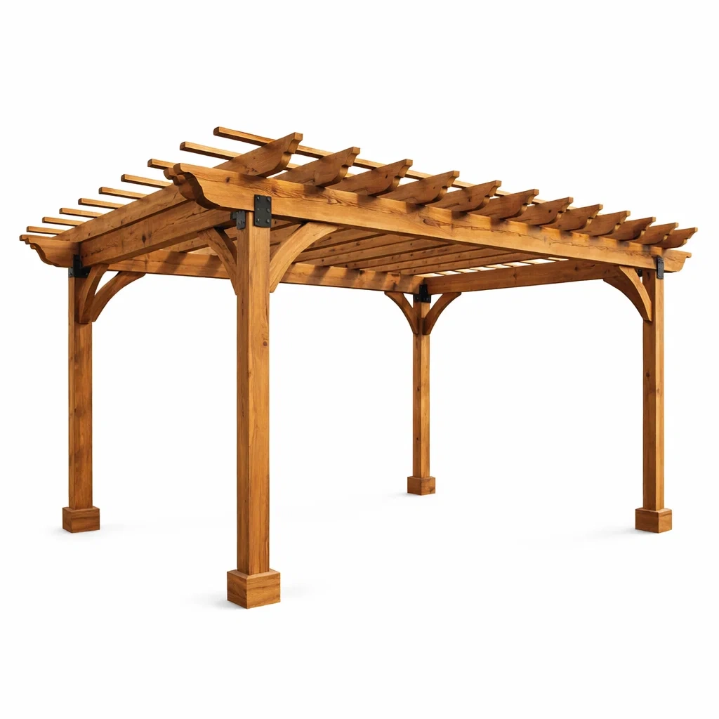 Pergola in Legno di Pino-MODERNOASISLIVING
