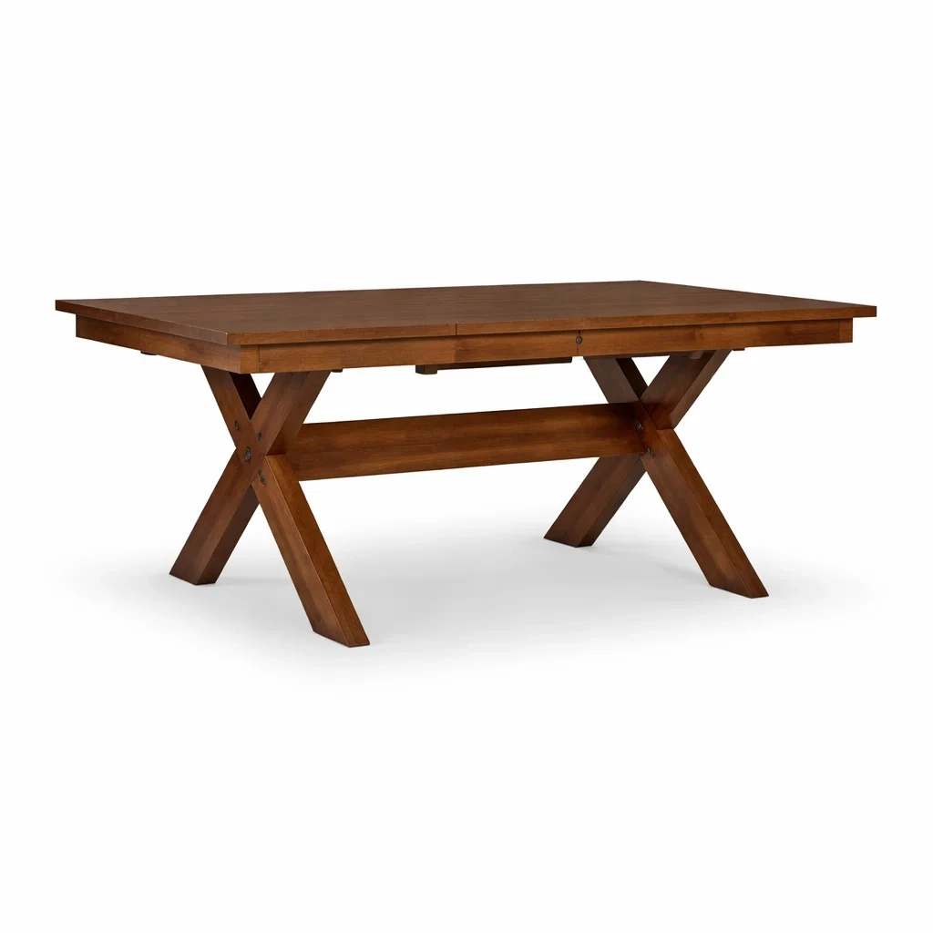 Tavolo da pranzo rettangolare in legno massello-COZYNESTZZ