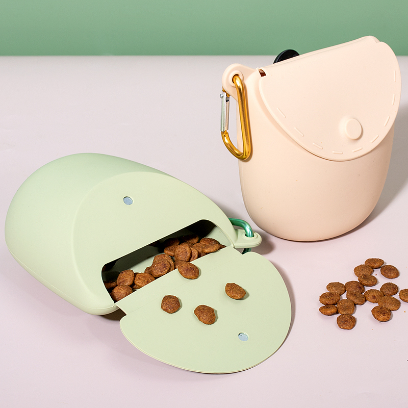 Silikon Trainings-Hüfttasche für Hundefutter und Snacks