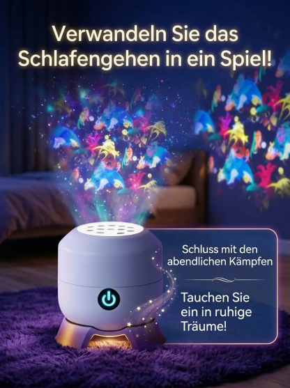 【🐳 Ozeaneum-Edition 🐳】360° Unterwasser-Welt: 1:1 Aquarium-Effekt im Zimmer 🐠