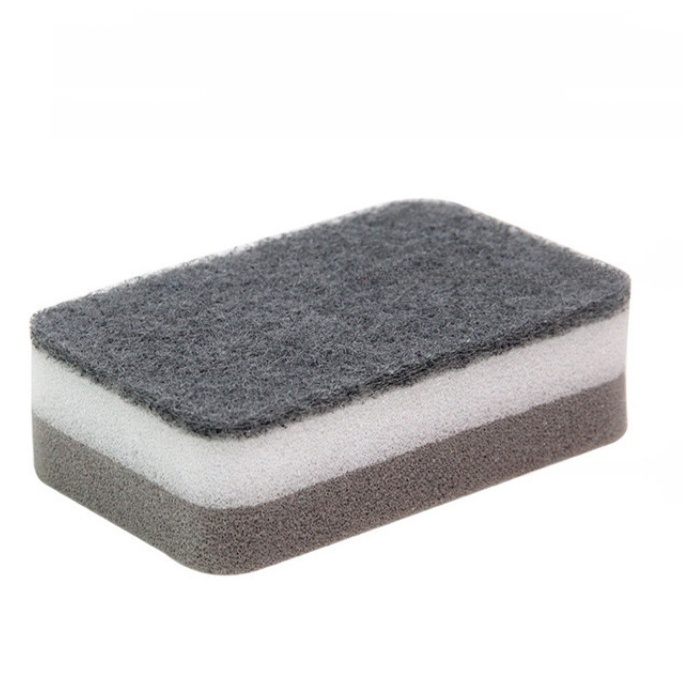 Doppellagiger, verstärkter Reinigungsschwamm