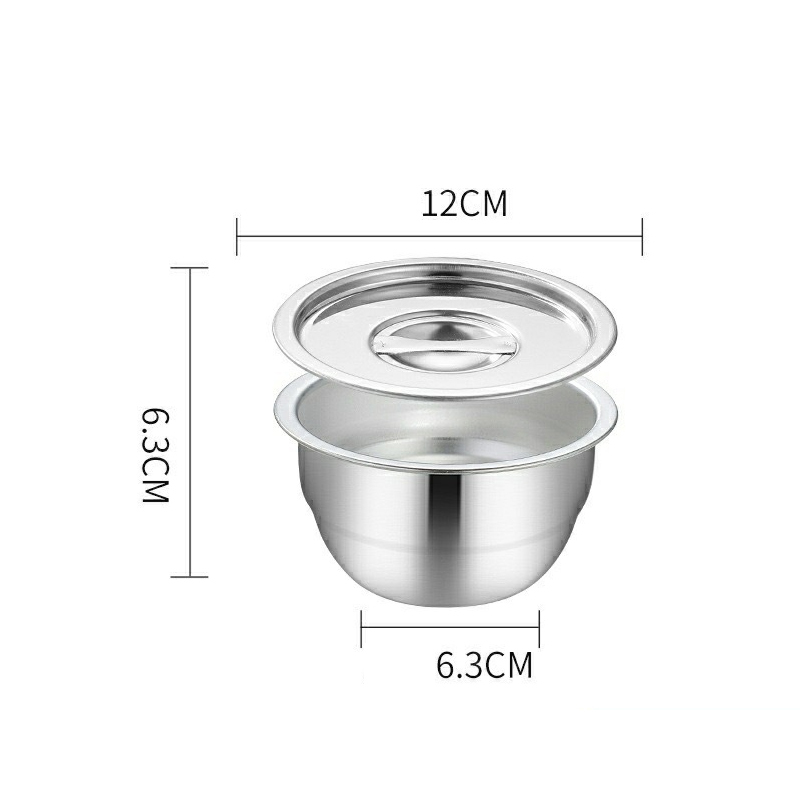 Eingedickte, gedämpfte Eiercremeschüssel