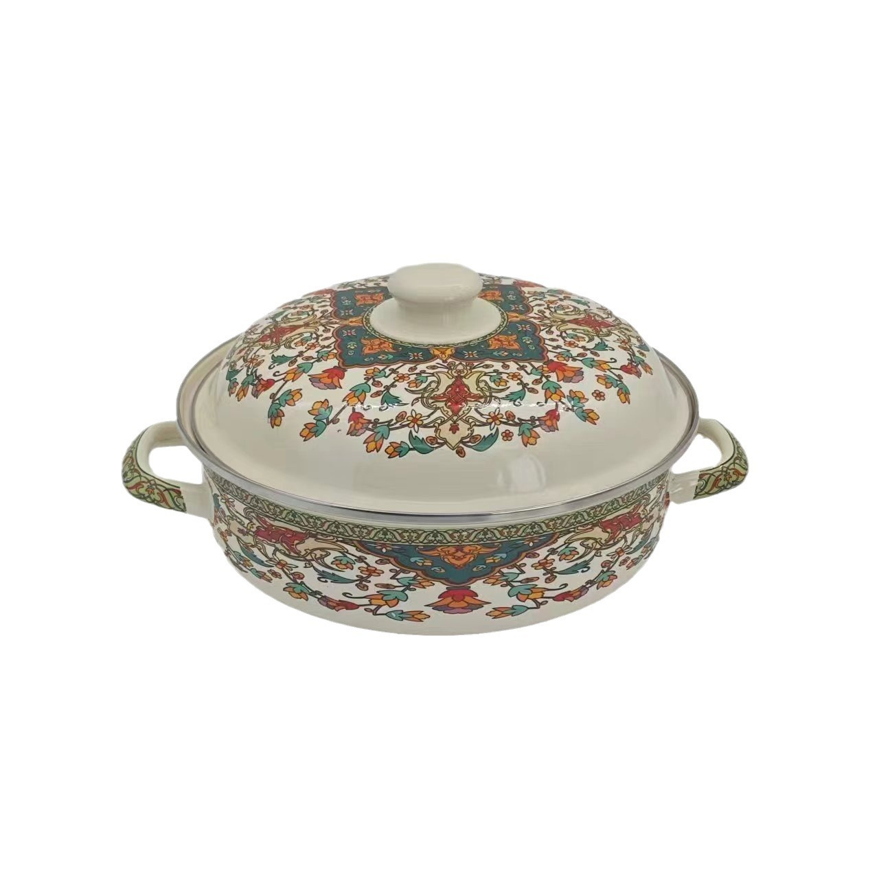 Große, doppelohrige Suppenschüssel