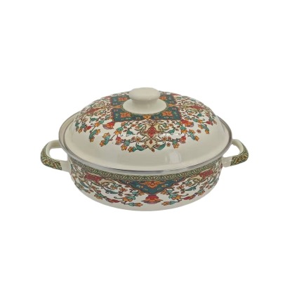 Große, doppelohrige Suppenschüssel