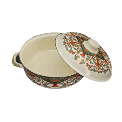 Große, doppelohrige Suppenschüssel