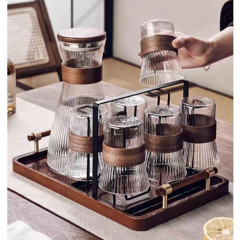 Kaffee-, Tee- und Wasserkannen-Set