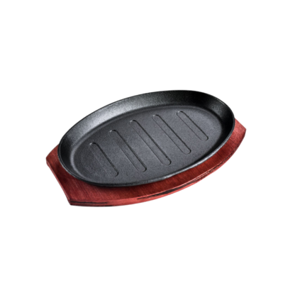Ovalförmige westliche Bratpfanne