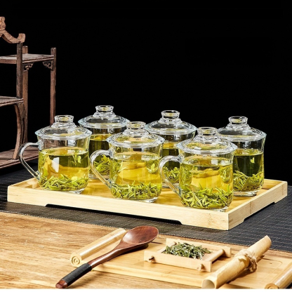 Haushalt Anti-Verbrühungs-Glasbecher mit Deckel