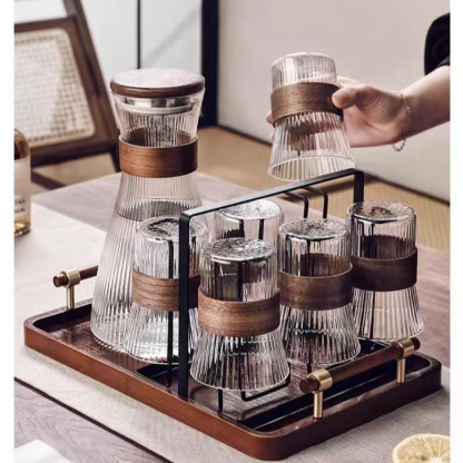 Kaffee-, Tee- und Wasserkannen-Set