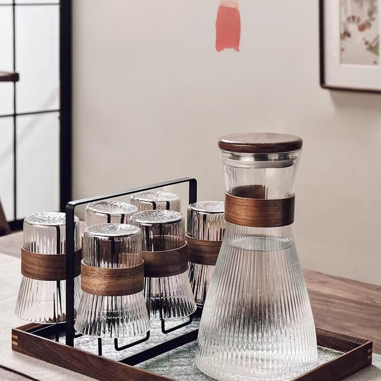 Kaffee-, Tee- und Wasserkannen-Set