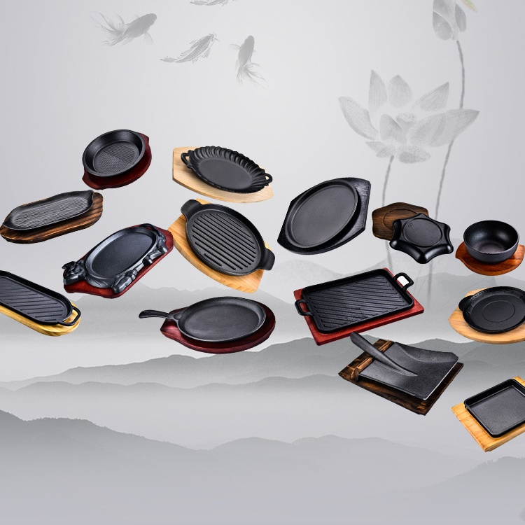 Ovalförmige westliche Bratpfanne