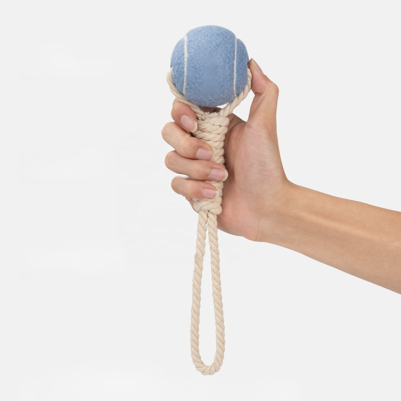 Zahnreinigender Tennisball für Haustiere